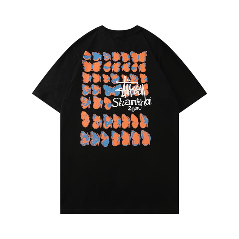 Футболка Stussy Butterfly "Black" фото № 2