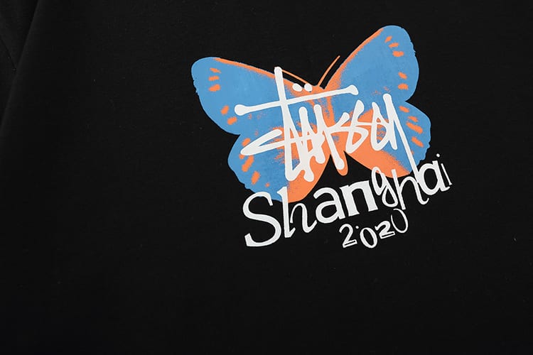 Футболка Stussy Butterfly "Black" фото № 4