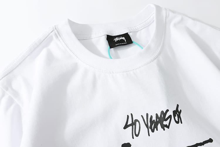 Футболка Stussy Flower In Circle "White" фото № 7