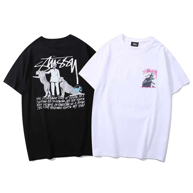 Футболка Stussy Two Leopard "White" фото № 6
