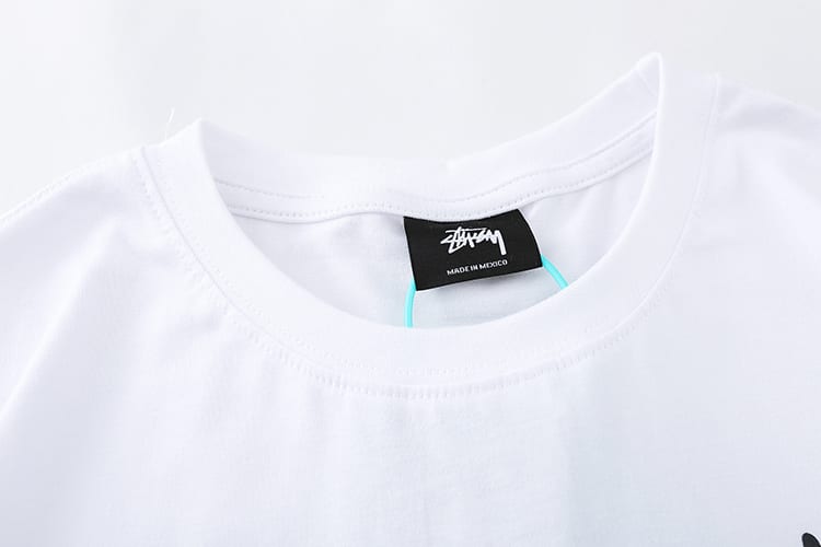 Футболка Stussy Black Logo "White" фото № 8