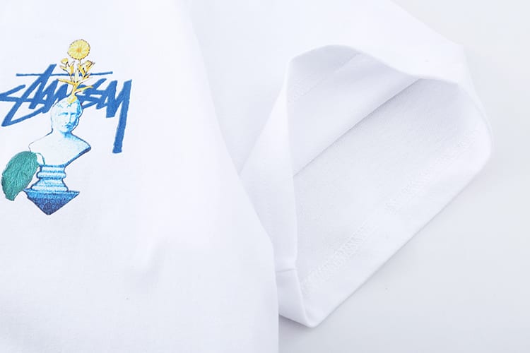 Футболка Stussy Floral Print "White" фото № 4