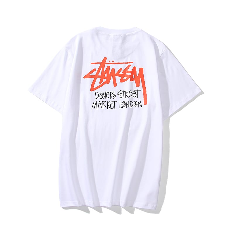 Футболка Stussy Big Red Logo "White" фото № 2