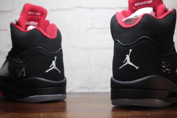 Air Jordan 5 Retro x Supreme "";Black""; фото № 5