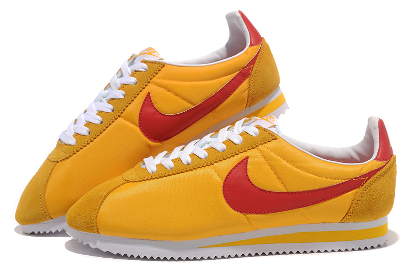 Nike Cortez Classic Nylon "";Yellow/Red""; фото № 3
