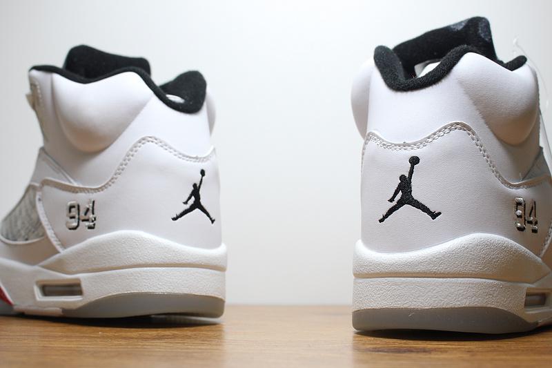 Air Jordan 5 Retro x Supreme "";White""; фото № 5