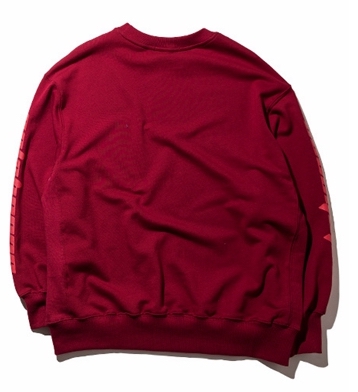 Свитшот Yeezy Season 4 Calabasas "";Burgundy""; фото № 2