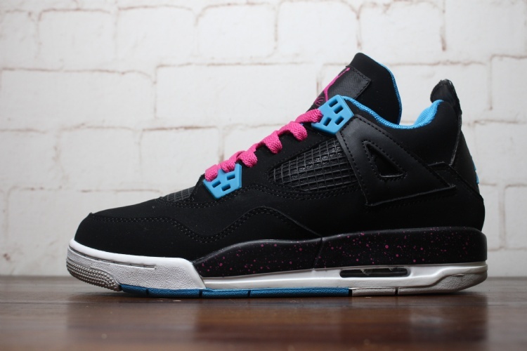 WMNS Air Jordan 4 Retro "";Black/Pink""; фото № 2