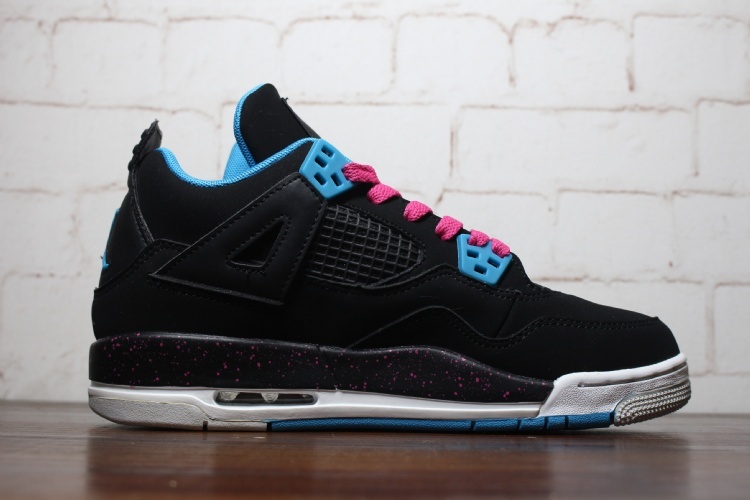 WMNS Air Jordan 4 Retro "";Black/Pink""; фото № 3