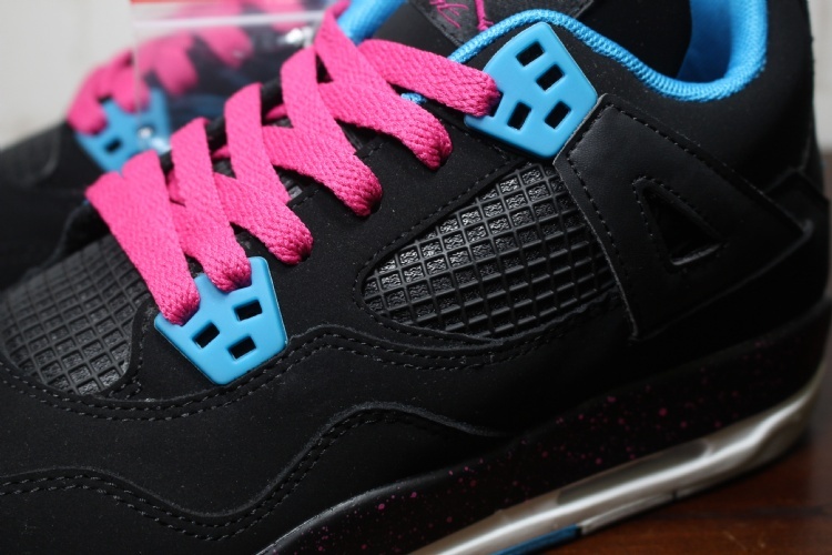 WMNS Air Jordan 4 Retro "";Black/Pink""; фото № 5