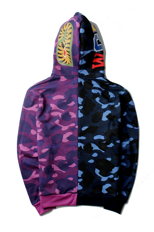Худи Bape Shark "";2 colors/Violet/Blue""; фото № 2