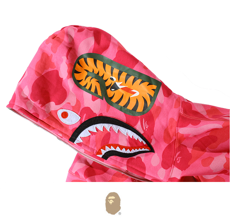 Худи Bape "";Pink/Red/jaw""; фото № 3