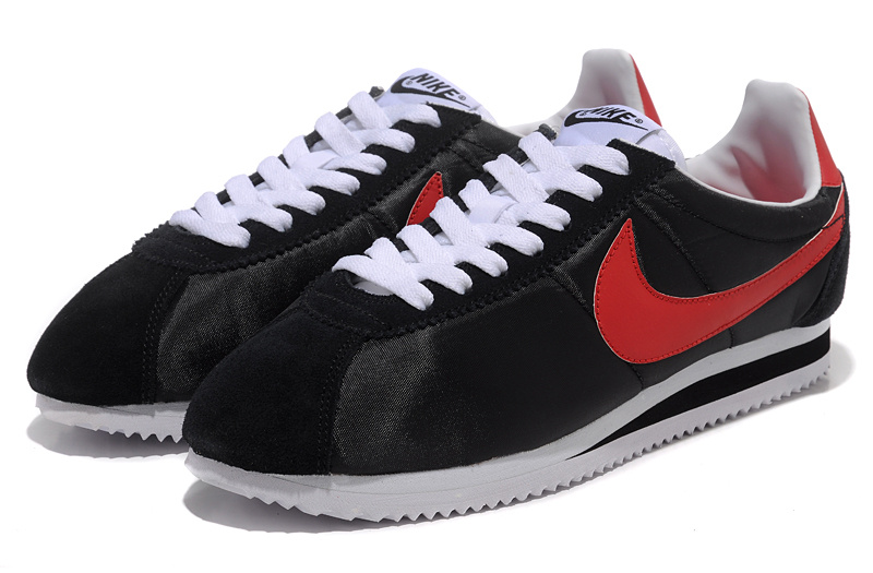 Nike Cortez Classic Nylon "";Black/Red""; фото № 2