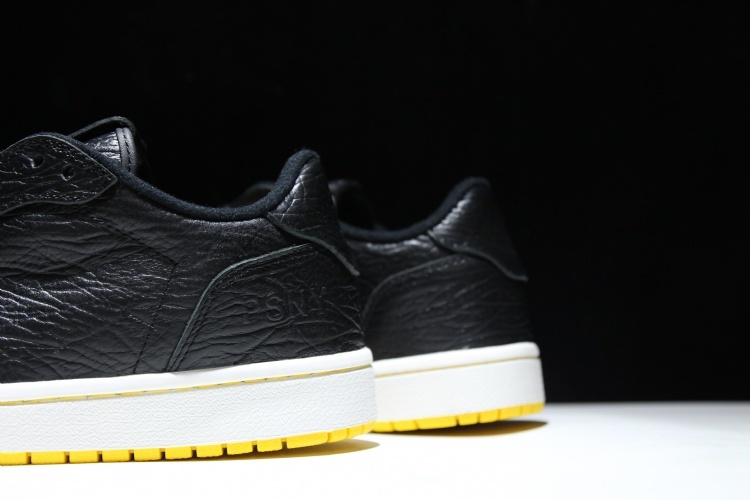 Air Jordan 1 Low "";No Swoosh/Black""; фото № 5