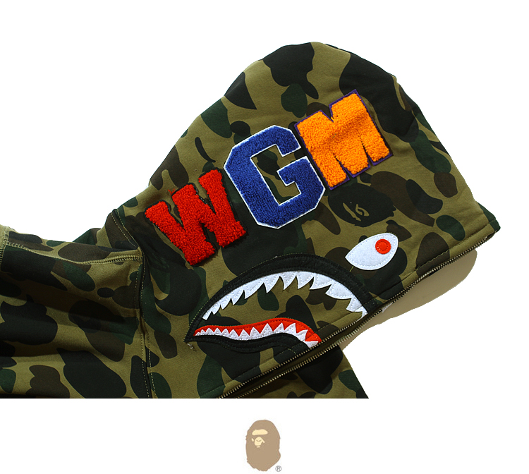 Худи Bape "";Green-Green/jaw""; фото № 4