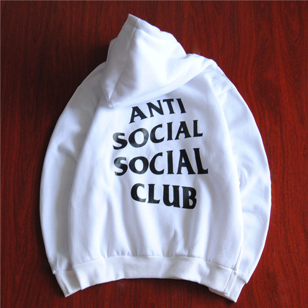 Худи Anti Social Social Club "";White/Black-text""; фото № 4