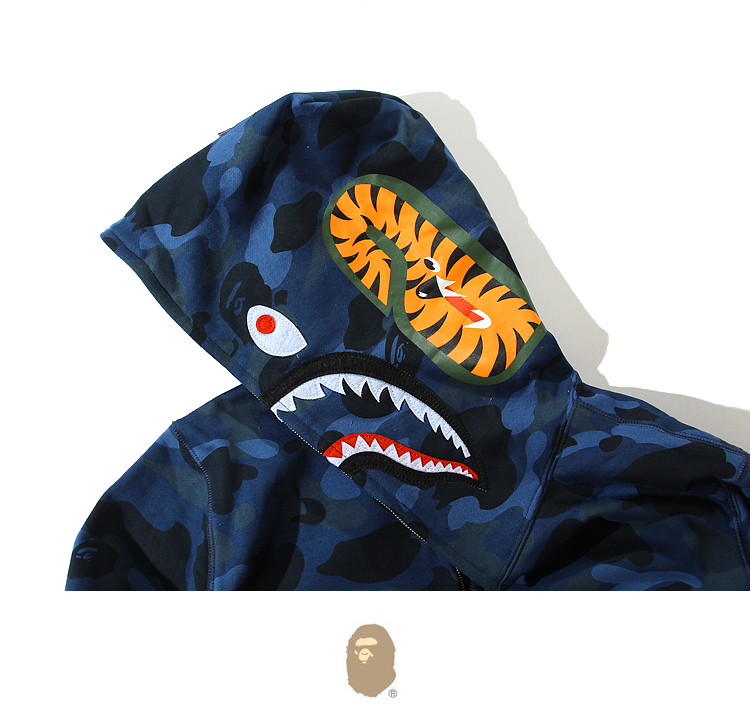 Худи Bape "";Blue-Blue/jaw""; фото № 3