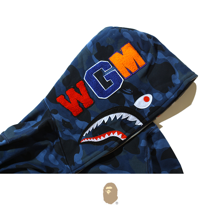 Худи Bape "";Blue-Blue/jaw""; фото № 4