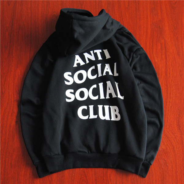 Худи Anti Social Social Club "";Black/White-text""; фото № 4