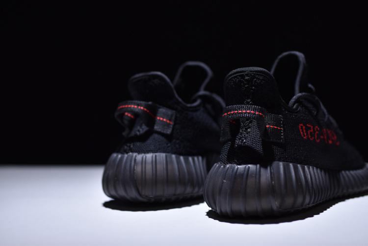 Adidas Yeezy Boost 350 v2 "";Black/Red""; фото № 4