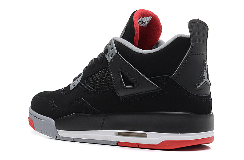 WMNS Air Jordan 4 Retro "";Black/Red""; фото № 2