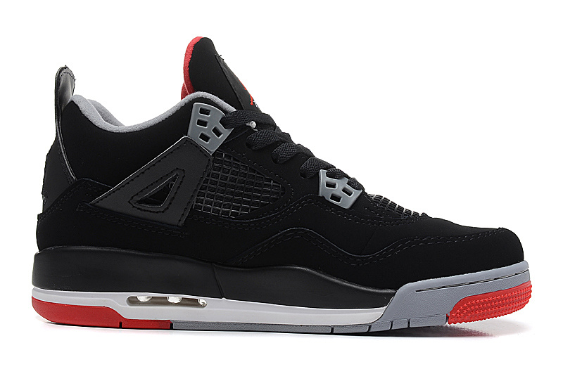 WMNS Air Jordan 4 Retro "";Black/Red""; фото № 3