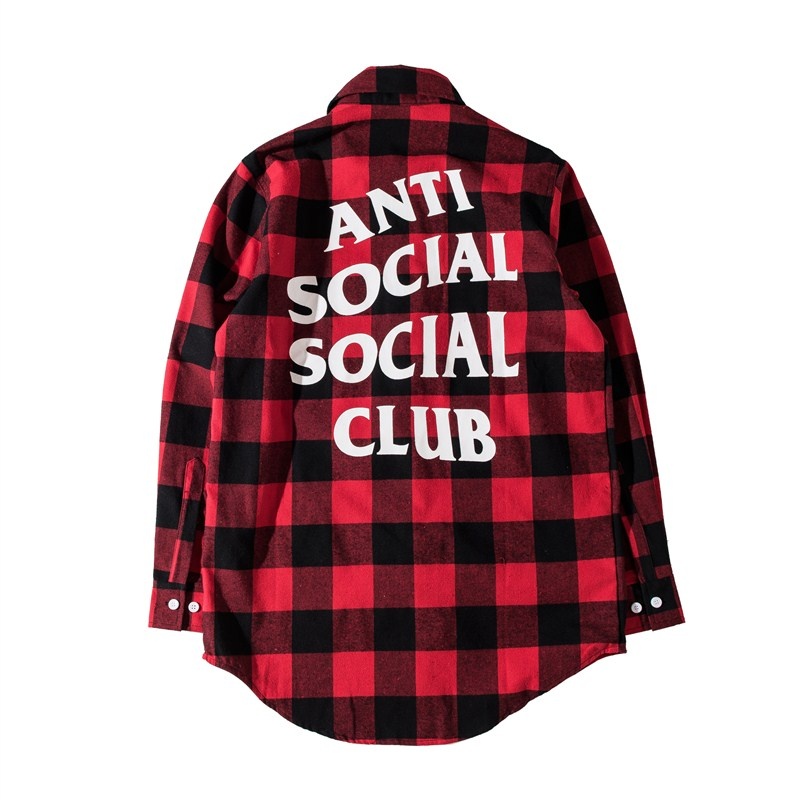 Рубашка Anti Social Social Club "";Red/logo""; фото № 2