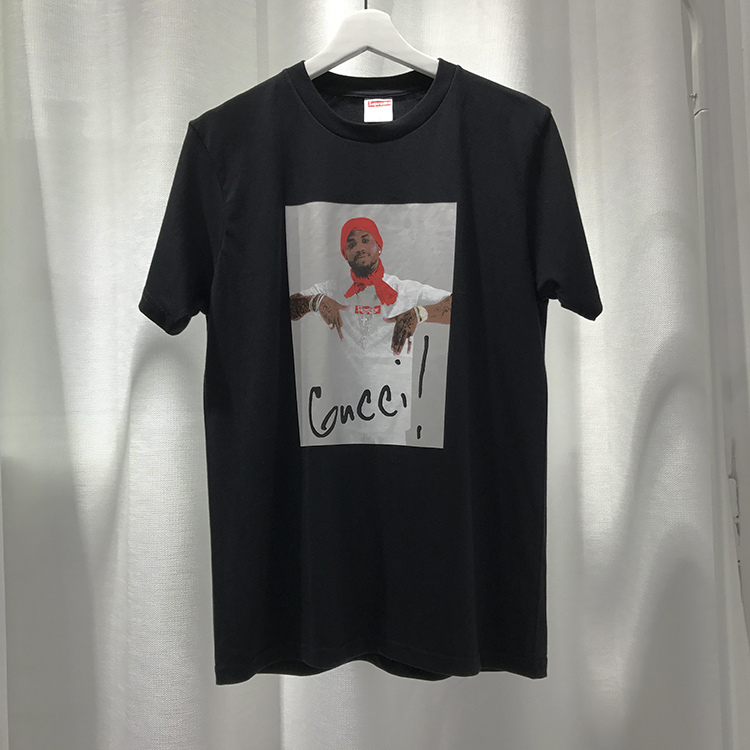 Футболка Gucci Mane x Supreme "";Black""; фото № 3