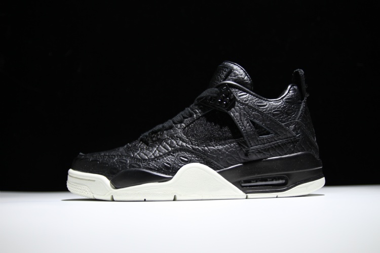 Air Jordan 4 Retro PRM "";Black""; фото № 2