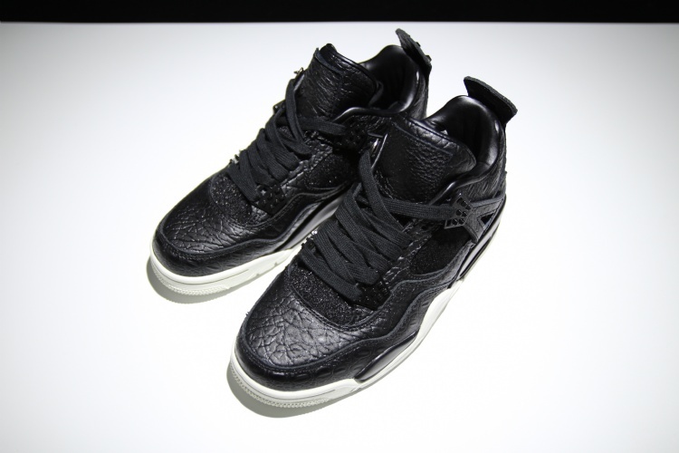 Air Jordan 4 Retro PRM "";Black""; фото № 4